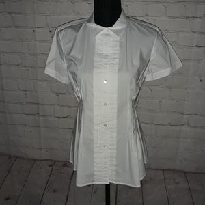 Theory Raleea White Size Medium Top